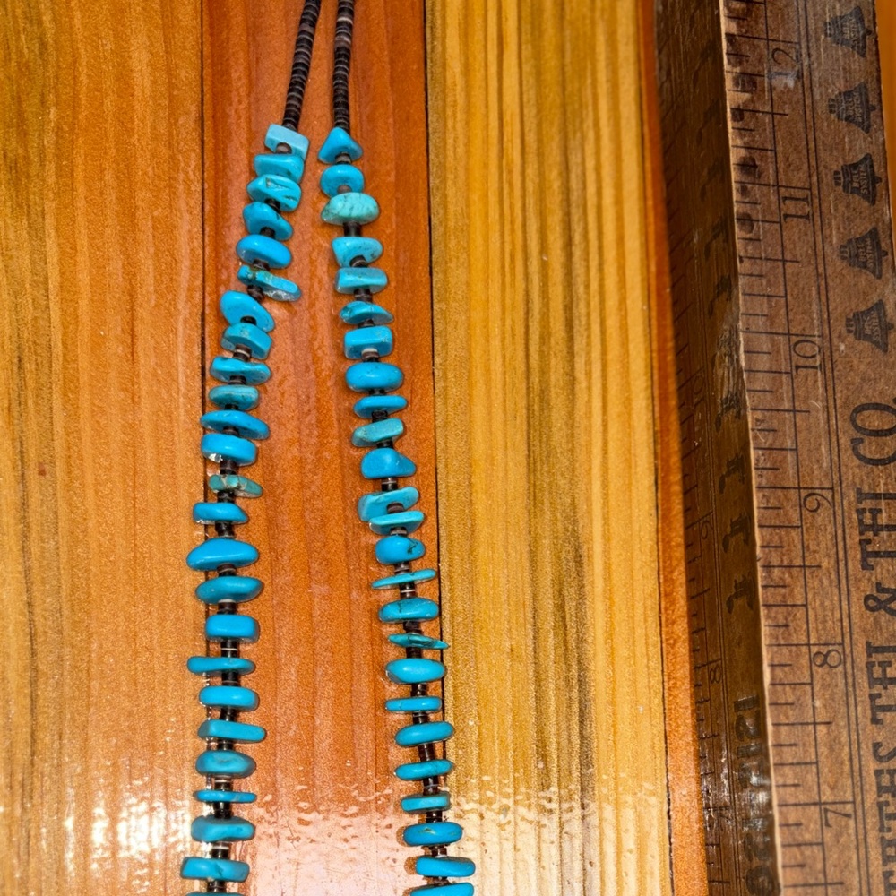 Magnesite and heishi Beaded Necklace